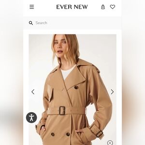 Ever New Pink Trench Coat